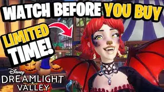 New Redemption Code! FREE [Vampire Fangs] Premium Shop Review & Reset | Dreamlight Valley