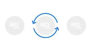 Dual circular arrows rotating loading animation