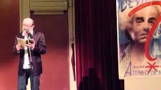 Rafael Salama. Recordando a Agustín García Calvo en el Ateneo