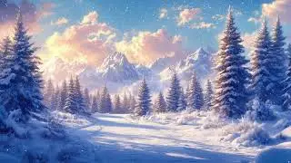 Silent Snowy Woods | Gentle Fantasy Ambient Music for Deep Sleep & Relaxation