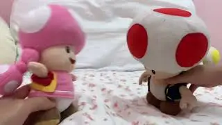 Toadette Plays Games With Toad