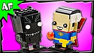 Lego Marvel BRICKHEADZ Black Panther & Doctor Strange 41493 Stop Motion Build Review