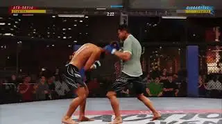 Spinning heel kick ko ufc 4
