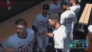 Larnach just demolished a 448 Ft Home Run