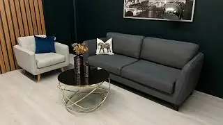Nyrenset 3 seter Skeidar design sofa og Vera stol fra Sofacompany - GRATIS FRAKT #bestm&oslash;bler