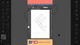 Letter F logo design in Adobe illustrator #logo #adobeillustratortutorial#illustrator