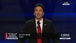 Scott Baio FULL REMARKS at GOP Convention (C-SPAN)