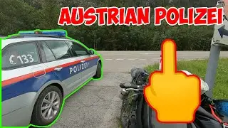 F*$%ed by Austrian Polizei. Also Marienbergjoch climb into Germany - cycling the world: EU ep.35
