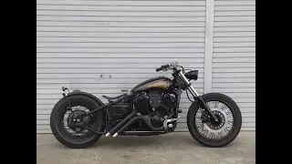 ドラッグスター４００　ニュースクール　Vブースト加工　カスタム