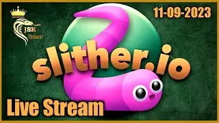 #Slither.io Live Stream... , THE...JSK Gamer @YT LiVE | 11.09.2023  #gaming #games #trending