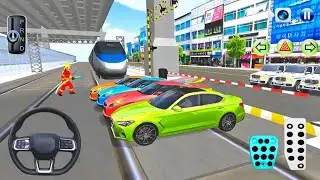 New Green Mercedes AMG GT 4-Door & All Super Cars 🚗💚 vs Bullet Train 🚆 | 3D Driving Class 2026 Game