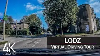 【4K 60fps】&frac12; HOUR RELAXATION FILM: 🚗 &laquo;Driving in Ł&oacute;dź (Poland)&raquo; Ultra HD (for 2160p Ambient TV)