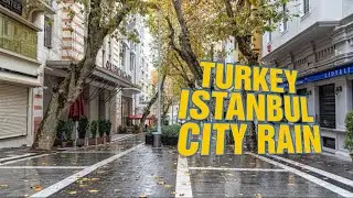 Turkey Istanbul rain