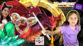 GREAT WOLF LODGE Making Art in Cub Club + MagiQuest Dragon! Hailey's 8th BDAY Pt. 3