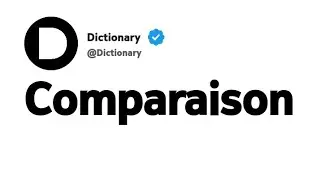 Comparaison Signification En Fran&ccedil;ais 