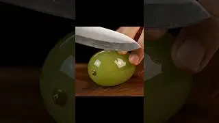 ASMR Glass & Fruit Cutting &ndash; Oddly Satisfying Crunch Sounds