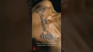 wings tattoo in chest #chengalpattu