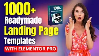 1000+ Readymade Landing Page Templates with Elementor Pro video