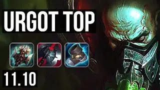 URGOT vs SION (TOP) | 12/0/1, Rank 7 Urgot, Legendary, 500+ games | NA Grandmaster | v11.10