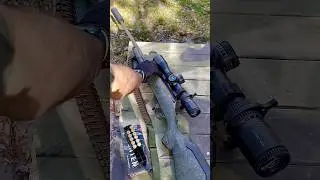 Ruger American shooting 7mm-08 Remington