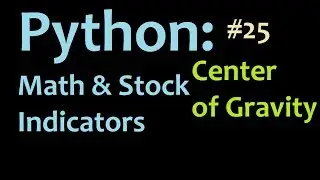 Python: Center of Gravity Stock Indicator 1