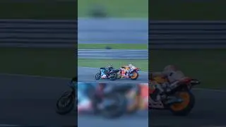 Last corner victory (Marc Marquez vs Fabio Quatararo) #shorts #motogp
