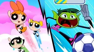 CARTOON NETWORK ARCADE - Teen Titans Goal | Powerpuff Girls Rainbow Wreckers (iOS Android)