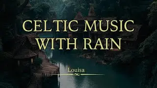 Rain in a deep forest goblin city, fantasy,slum | Celtic Music for Sleep, Relax with Rain 💦