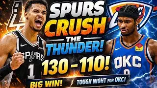 San Antonio Spurs Blow Out OKC Thunder 130&ndash;110 | Postgame Recap