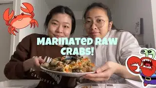 Mukbang: First Time Trying Marinated Raw Crabs!