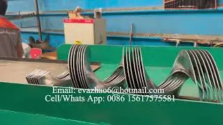 Continuous Auger Flight Making Machine, Spiral Blade Rolling Mill Machine
