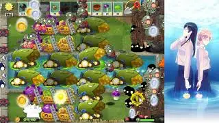 Plants vs. Zombies - Survival Endless (Pool) 12 Cob Cannon Strategy
