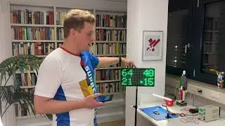 Портативное светодиодное табло для тенниса (прототип)