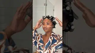 Easy Natural Hairstyle #flexirodset #naturalhairtutorial #naturalhair #blackgirlhairstyles