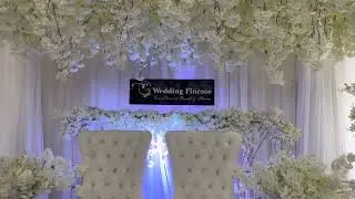 Flowers backdrop - Bridal expo