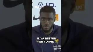 💪🇫🇷 Upamecano compte sur Mbapp&eacute; pour porter les Bleus pendant l'#EURO2024 ! #shorts