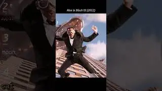 Time Jump: The Ultimate Leap of Faith! 🏢💥 #MenInBlack3