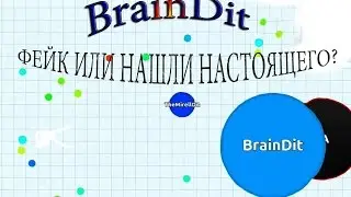 Agar.io - BrainDit O_o Фейк или нашли настоящего?