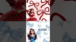 Red girl 🆚 Blue girl #bollywood #music #song #love #coversolatestpunjabsong #facemask #pakistan
