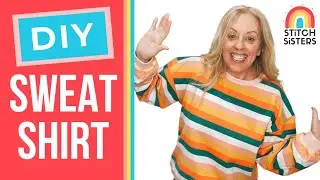 Free Sweatshirt Sewing Pattern | How To Draft A Sweatshirt Pattern | Making A Sweatshirt