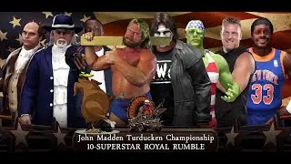 John Madden Memorial Turducken Championship Battle Royal Thankskilling 2024 WWE2k PLE