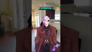 Improperly Removing A TV #vtuber #envtuber #meme