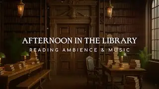 Afternoon in the Library | Reading Ambience | Dark Ambient Study Music