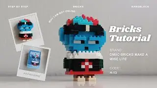 How to Build Emperor Pilaf Dragon Ball Building Blocks DMXC Bricks Make a Wise Life H-13 |188 Pieces