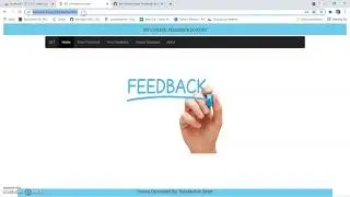 College Feedback System | Project Demo with Explanation