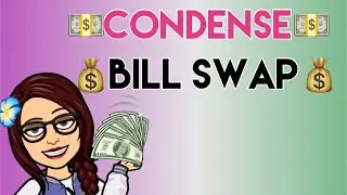 🤑Cash Condense Bill Swap🤩#billswap #cashcondensing #money