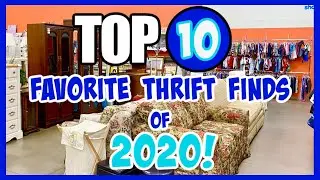 TOP 10 THRIFT FINDS of 2020 * How I Decorate With Thrifted Home Decor & Vintage!