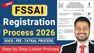 FSSAI Tatkal License Registration 2026 | FSSAI Registration Process 2026 | How to Get FSSAI License
