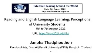 Reading and English Language Learning: Perceptions of University Students by Janpha Thadphoothon