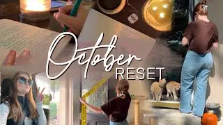 OCTOBER RESET | Decluttering, decorating for fall, and setting goals